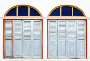 Old wooden door photo