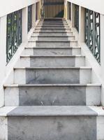 Two tone marble staircase. photo