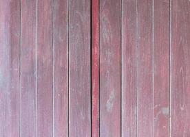 Closeup of red wooden window photo