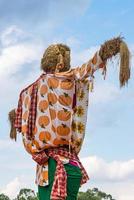 Large scarecrow in the traditional Thai style photo