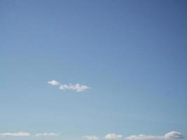 blue sky and small clouds. background. photo