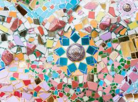 Collage ceramic tile. photo