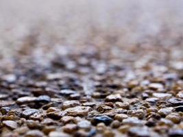 Texture of the exposed aggregate finish flooring photo