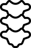 cervical vector illustration on a background.Premium quality symbols.vector icons for concept and graphic design.