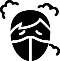 ilustración vectorial de smog en un fondo. símbolos de calidad premium. iconos vectoriales para concepto y diseño gráfico. vector