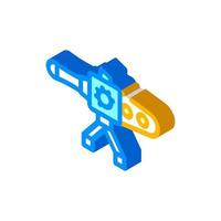 soldering iron for plastic pipes isometric icon vector illustration