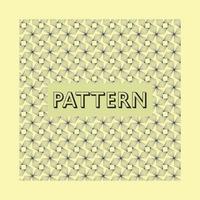 polygons shaped deco flowers pattern vector