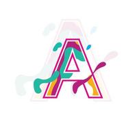 Letter A Logo. A Letter Design Vector