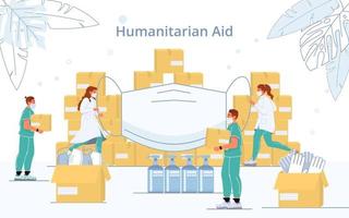 Humanitarian help in worldwide coronavirus crisis