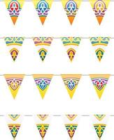Ramadan Traditional Flags vector