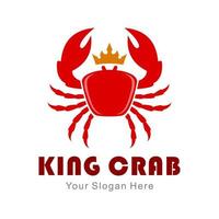 king crab logo vector