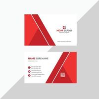 Modern business card vector