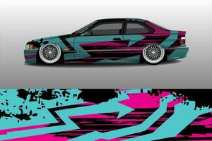 racing car livery sticker design vector