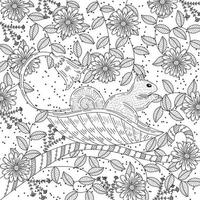 Hand drawn squirrel zentangle style for coloring book,tattoo,t shirt design,logo vector