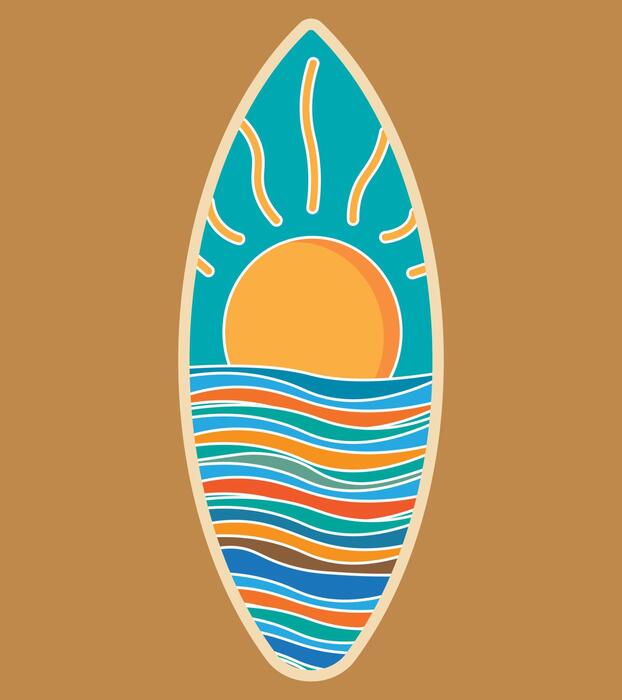 Surfboard Outline Vector Art, Icons, and Graphics for Free Download