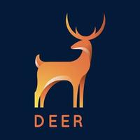 colorful deer logo design premium vector