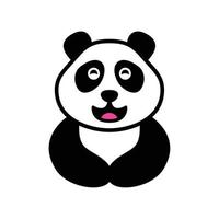 plantilla de vector de diseño de logotipo de panda