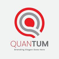 Quantum Method and Yoga Meditation Logo vector