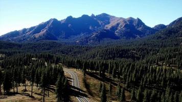 Cascade Mountain and surrounding Canadian Rocky Mountains in summer time video