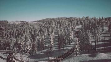 herrliche Alpenlandschaft im Winter video