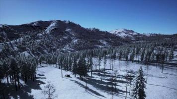 splendido scenario alpino in inverno video