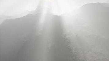 barren mountains in afghanistan in dust video