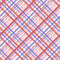 Vector - Abstract seamless pattern of oblique line. Blue, red and white color. Can be  use for print, paper, fabric, wallpaper, wrapping, origami.