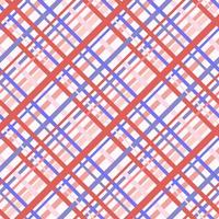 Vector - Abstract seamless pattern of oblique line. Blue, red and white color. Can be  use for print, paper, fabric, wallpaper, wrapping, origami.