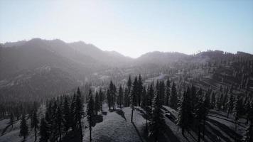 Splendid Alpine scenery in winter video