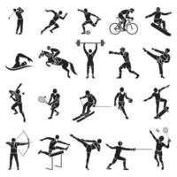 Sport icon set vector