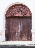 Old wooden door photo