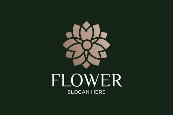 simple and modern floral logo set