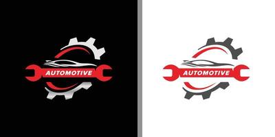 conjunto de logotipos automotrices modernos y elegantes vector