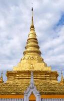 Front view of the large golden pagoda. photo