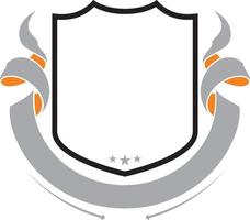 Shield and banner for your coat of arms. vector