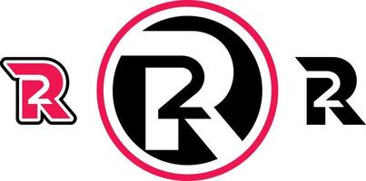 R2 r 2 two letter number combination. Company logo vector icon