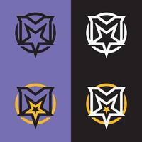 Letter M logo vector