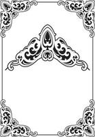 Vectorized Art Nouveau frame Design. vector