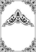 Vectorized Art Nouveau frame Design. vector