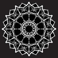 Ethnic eastern circular pattern vector