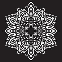 Ethnic eastern circular pattern vector