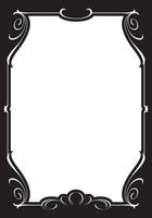 Decorative old-fashioned frame. vector