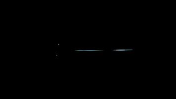 efecto de brillo de llama de animación sobre fondo negro. video