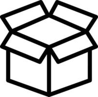 open box vector illustration on a background.Premium quality symbols.vector icons for concept and graphic design.