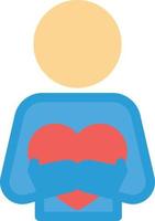 heart vector illustration on a background.Premium quality symbols.vector icons for concept and graphic design.
