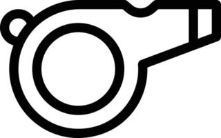 whistle vector illustration on a background.Premium quality symbols.vector icons for concept and graphic design.