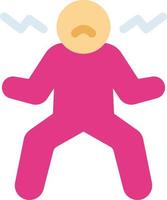 anger vector illustration on a background.Premium quality symbols.vector icons for concept and graphic design.