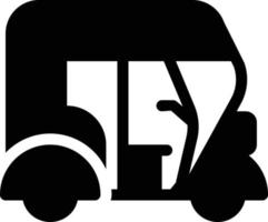 Ilustración de vector de rickshaw en un fondo. Símbolos de calidad premium. Iconos vectoriales para concepto y diseño gráfico.