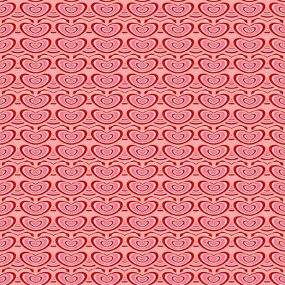 seamless pattern with hearts design