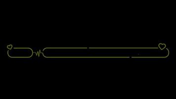 animação colorida forma geométrica de luz neon para texto isolado em fundo preto. video